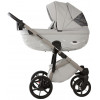 Детская коляска Adamex Chantal Pro Natura 3 в 1 CN-9-MOON (СВ. СЕРАЯ КОЖА)