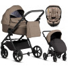 Детская коляска Tutis Leo 3 Plus 3 в 1 с автокреслом Beno Beige 1582261 Cinnamon