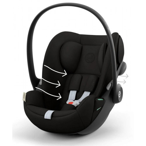 Коляска Carrello Vector CRL-6550 и автокресло Cybex Cloud G i-Size Magic Black 3 в 1 Seashell Beige