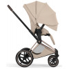Коляска Cybex Priam V Rosegold Style Cloud T Sepia Black Plus 3 в 1 Cozy Beige