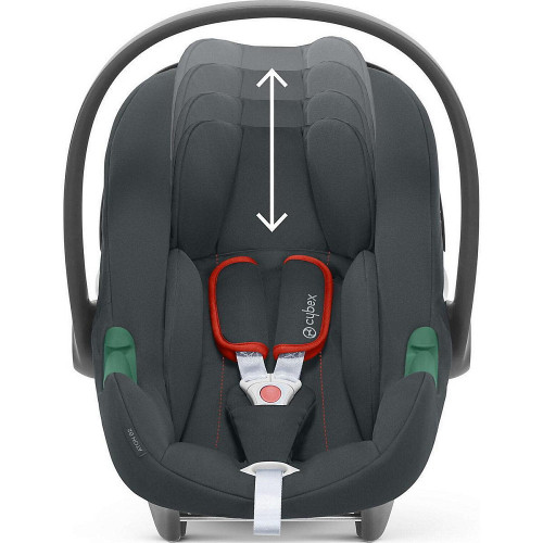 Коляска Cybex Balios S Lux TPE complete Aton B2 Steel Grey 3 в 1 Seashell Beige с дождевиками