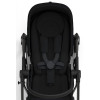 Коляска Cybex Melio Carbon Aton B2 i-Size Steel Grey 3 в 1 Magic Black с дождевиками