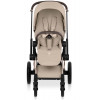 Коляска Cybex Priam V Rosegold Style Cloud T Sepia Black Plus 3 в 1 Cozy Beige