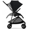Коляска Cybex Melio Carbon Aton B2 i-Size Steel Grey 3 в 1 Magic Black с дождевиками
