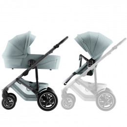Коляска 3 в 1 Britax Roemer Smile 5Z Style и автокресло Baby-Safe Pro Classic Deep Black Harbor Blue