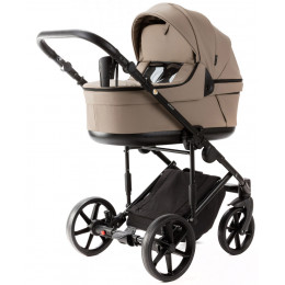 Детская коляска Adamex Locco Light Deluxe 3 в 1 LL-SA09 (Т.БЕЖЕВАЯ КОЖА)