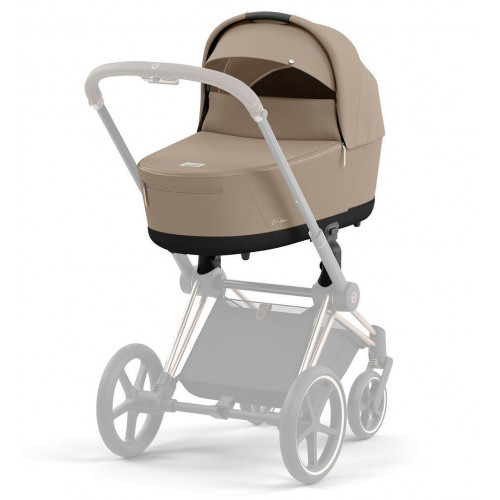 Коляска 3 в 1 Cybex Priam IV Rosegold complete и автокресло Cloud T i-Size Mirage Grey Plus Cozy Beige