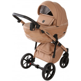 Детская коляска Adamex Chantal Pro Natura 3 в 1 CN-5-CAMEL (Т. БЕЖ. КОЖА)