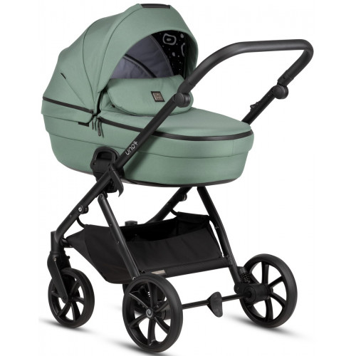 Детская коляска Tutis Uno 6 Plus Essential collection 3 в 1 с автокреслом Beno Beige 1602130 Dark Ivy с сумкой