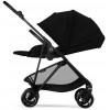 Коляска Cybex Melio Carbon Aton B2 i-Size Steel Grey 3 в 1 Magic Black с дождевиками