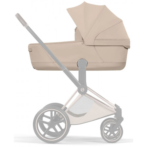 Коляска Cybex Priam V Rosegold Style Cloud T Sepia Black Plus 3 в 1 Cozy Beige