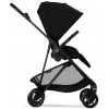 Коляска Cybex Melio Carbon Aton B2 i-Size Steel Grey 3 в 1 Magic Black с дождевиками