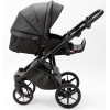 Детская коляска Adamex Nola Deluxe 3 в 1 N-SA02 (ЧЕРНАЯ КОЖА)