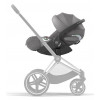 Коляска 3 в 1 Cybex Priam IV Rosegold complete и автокресло Cloud T i-Size Mirage Grey Plus Cozy Beige