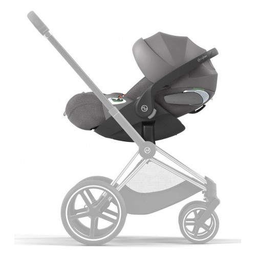 Коляска 3 в 1 Cybex Priam IV Rosegold complete и автокресло Cloud T i-Size Mirage Grey Plus Cozy Beige