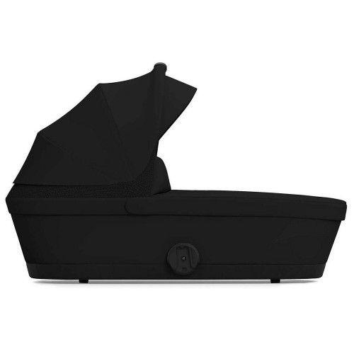 Коляска Cybex Melio Carbon Aton B2 i-Size Steel Grey 3 в 1 Magic Black с дождевиками
