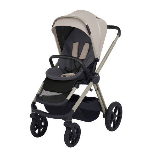 Детская коляска 3 в 1 Espiro Miloo 2025 и автокресло Pi Black 219 white pearl/Чёрный (Black 110)