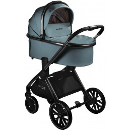 Детская коляска AmaroBaby Motus Premium Ecco 3 в 1 с автокреслом Rant Miro Black лагуна