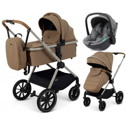Детская коляска Rant Moss Prime 3 в 1 с автокреслом Miro Olive Beige