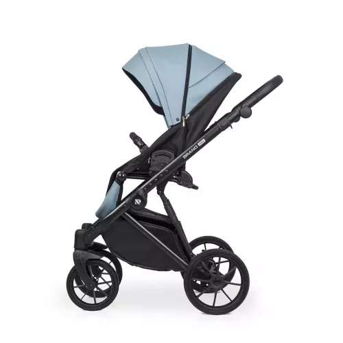 Коляска 3 в 1 Riko Brano Pro Crystal blue