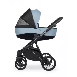 Коляска 3 в 1 Riko Brano Pro Crystal blue