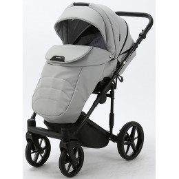 Детская коляска Adamex Zico Deluxe 3 в 1 Z-SA03 СВ.СЕР. КОЖА