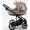 Детская коляска Adamex Zico Deluxe 3 в 1 Z-SM06 СВ.БЕЖ.ПЕРЛ КОЖА