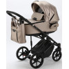 Детская коляска Adamex Zico Deluxe 3 в 1 Z-SM06 СВ.БЕЖ.ПЕРЛ КОЖА