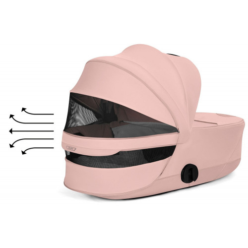 Коляска Cybex Priam V Rosegold Style Cloud T Sepia Black Plus 3 в 1 Peach Pink