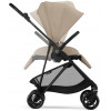 Коляска Cybex Melio Carbon Cloud G i-Size Magic Black 3 в 1 Almond Beige/Magic Black с дождевиками