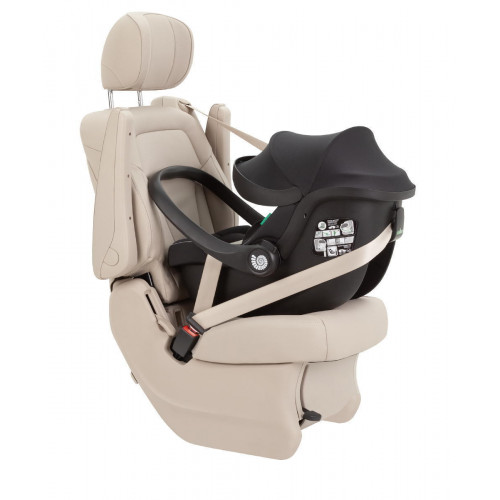 Коляска Carrello Alfa CRL-6522 2025 Ammonite AY329 Pro Absolute Black 3 в 1 Natural Beige