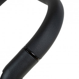 Детская коляска Pituso Sole Leather 3 в 1 с автокреслом Santiso Pro Black PMPL/01 Island Stone