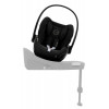 Коляска Cybex Melio Carbon Cloud G i-Size Magic Black 3 в 1 Almond Beige/Magic Black с дождевиками