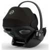 Коляска Cybex Melio Carbon Cloud G i-Size Magic Black 3 в 1 Almond Beige/Magic Black с дождевиками