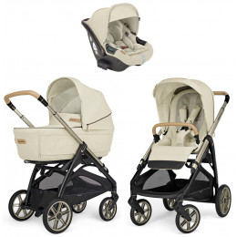 Коляска Inglesina Aptica Element frame Iridio Darwin Infant Recline 3 в 1 Pure Ecru