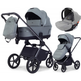 Детская коляска Rant Falcon Soft Therm 3 в 1 с автокреслом Cruise Grey Olive