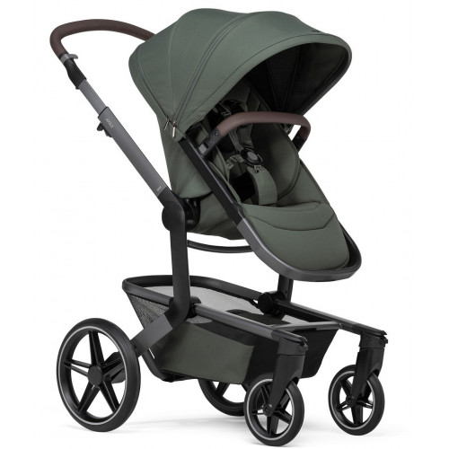 Детская коляска 3 в 1 Joolz Day 5 и автокресло Baby-Safe Core Frost Grey без адаптеров + конверт в подарок Forest green