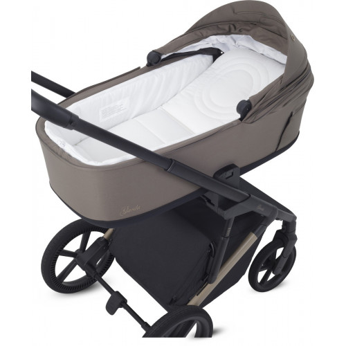 Детская коляска Rant Garda 3 в 1 с автокреслом Perla Graphite Mocca