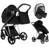 Детская коляска Roan Sol 2.0 3 в 1 с автокреслом Pituso Baesa Pro Black,Beige Canopy SLL/30/T Caviar Black/Black/руч.Black