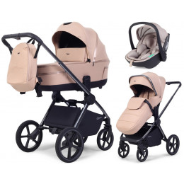Детская коляска Rant Falcon Soft Therm 3 в 1 с автокреслом Miro Graphite Beige