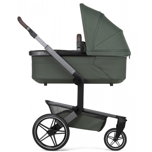 Детская коляска 3 в 1 Joolz Day 5 и автокресло Baby-Safe Core Frost Grey без адаптеров + конверт в подарок Forest green