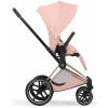 Коляска Cybex Priam V Rosegold Style Cloud T Sepia Black Plus 3 в 1 Peach Pink