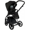 Детская коляска Roan Sol 2.0 3 в 1 с автокреслом Pituso Baesa Pro Black,Beige Canopy SLL/30/T Caviar Black/Black/руч.Black