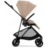 Коляска Cybex Melio Carbon Cloud G i-Size Magic Black 3 в 1 Almond Beige/Magic Black с дождевиками