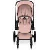 Коляска Cybex Priam V Rosegold Style Cloud T Sepia Black Plus 3 в 1 Peach Pink