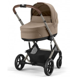 Коляска Cybex Balios S Lux TPE complete Cloud G Lava Grey 3 в 1 Almond Beige с дождевиками