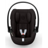 Коляска Cybex Melio Carbon Cloud G i-Size Magic Black 3 в 1 Almond Beige/Magic Black с дождевиками