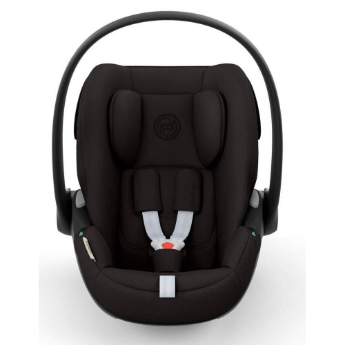 Коляска Cybex Melio Carbon Cloud G i-Size Magic Black 3 в 1 Almond Beige/Magic Black с дождевиками