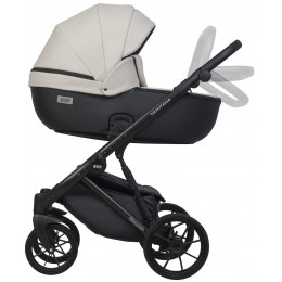 Детская коляска Riko Basic Montana X Ecco 3 в 1 31 Light Silver-Black (св.серый-черный)