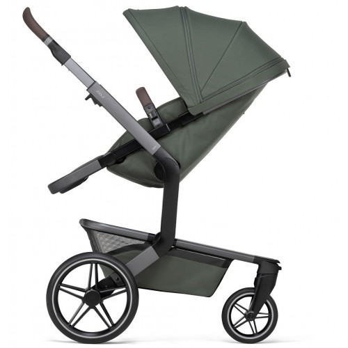 Детская коляска 3 в 1 Joolz Day 5 и автокресло Baby-Safe Core Frost Grey без адаптеров + конверт в подарок Forest green